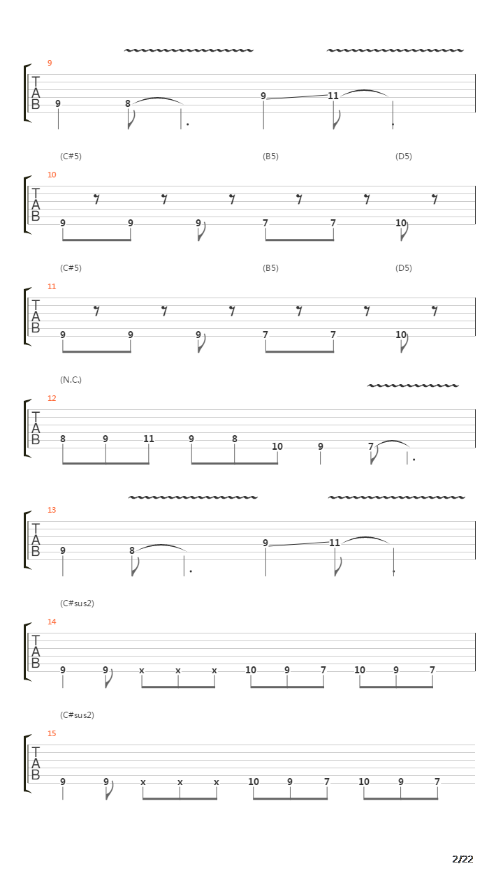 Egyptian Danza吉他谱
