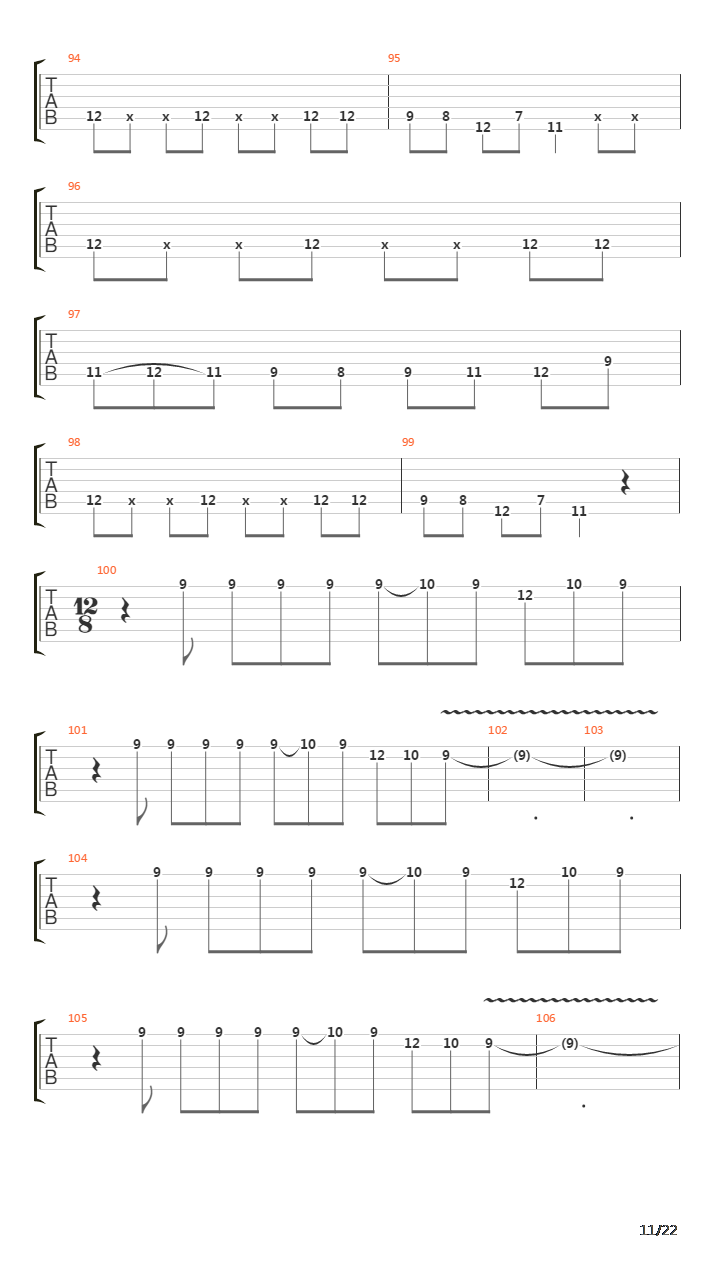 Egyptian Danza吉他谱