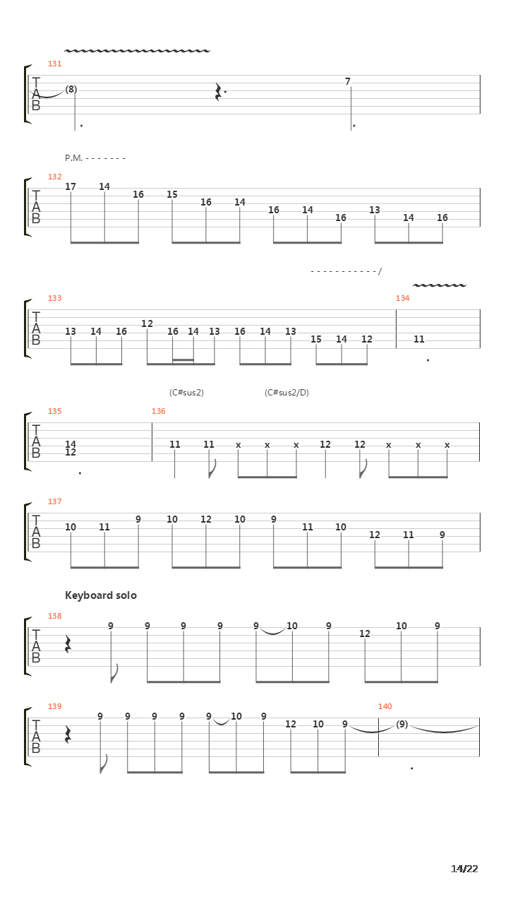Egyptian Danza吉他谱