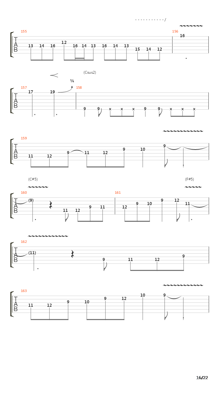Egyptian Danza吉他谱