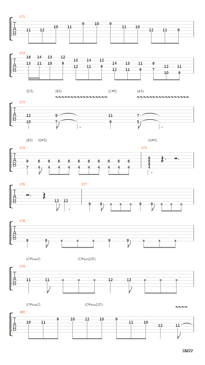 Egyptian Danza吉他谱