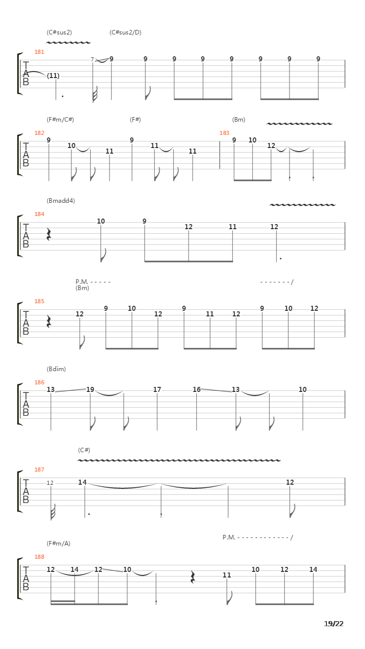 Egyptian Danza吉他谱
