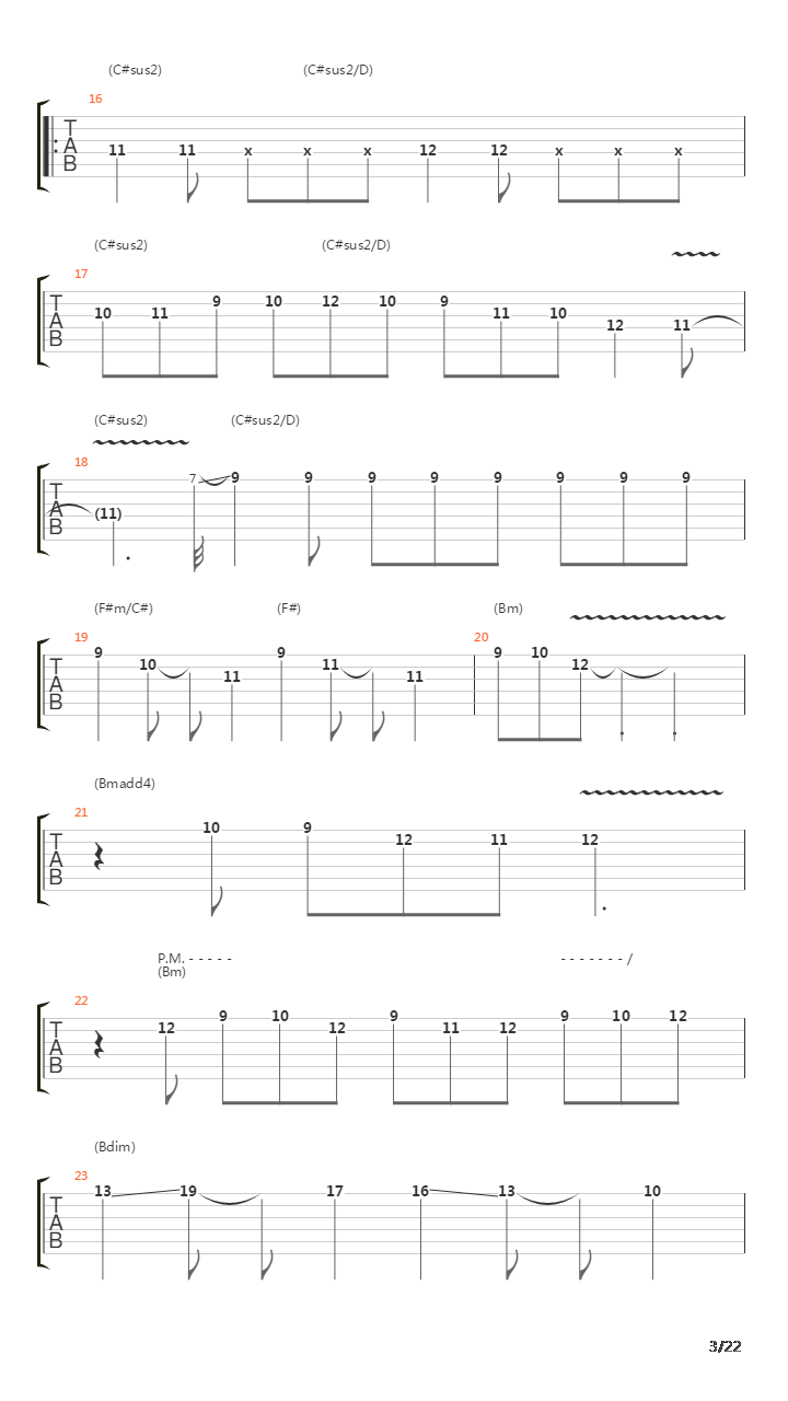 Egyptian Danza吉他谱
