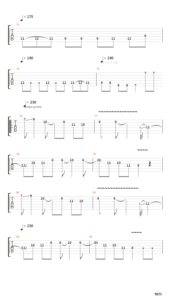 Egyptian Danza吉他谱