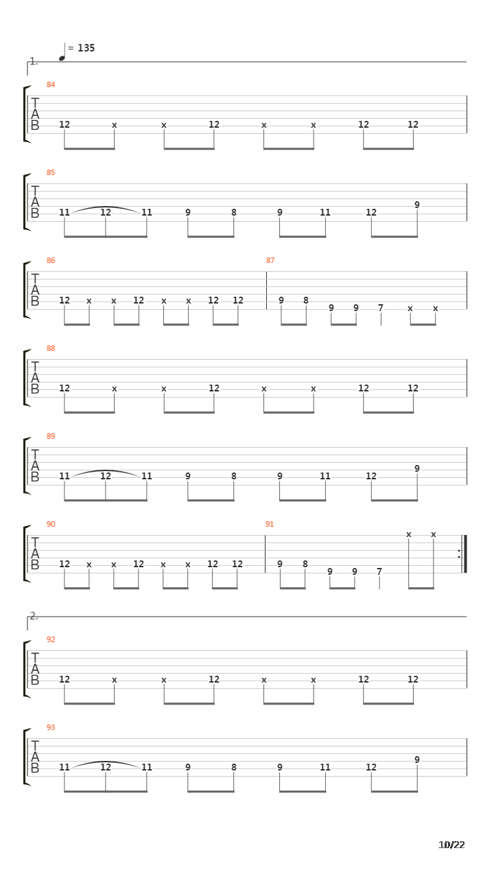 Egyptian Danza吉他谱