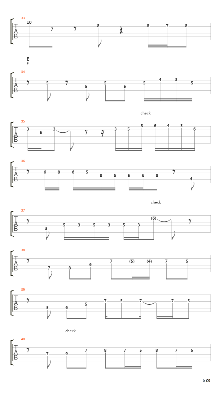 Fugata吉他谱