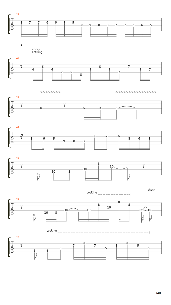 Fugata吉他谱