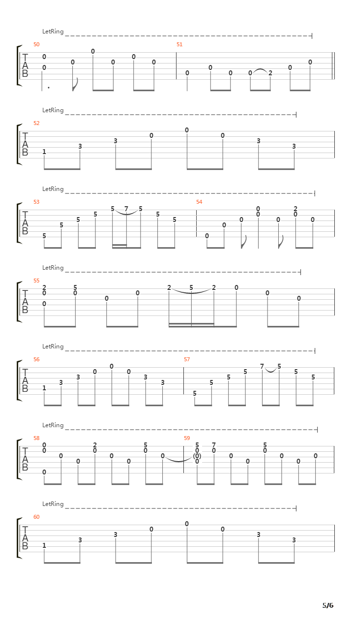 Final Passage吉他谱