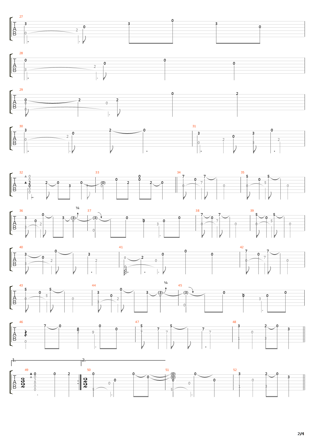 Silver Branch吉他谱