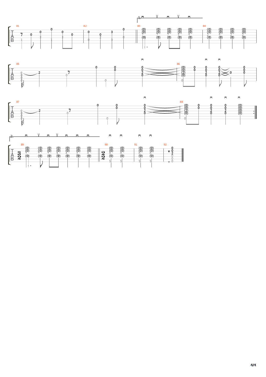 Silver Branch吉他谱