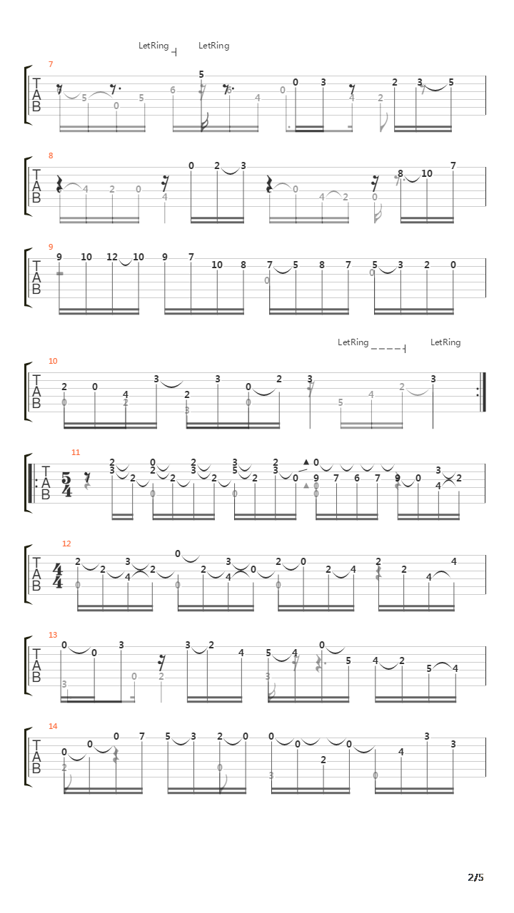 BWV 1002 Double from Violin Partita No 1吉他谱