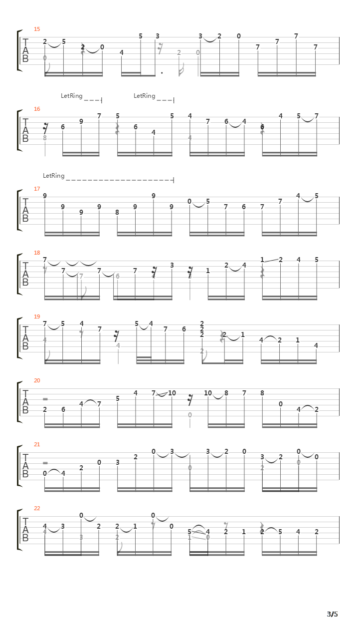 BWV 1002 Double from Violin Partita No 1吉他谱