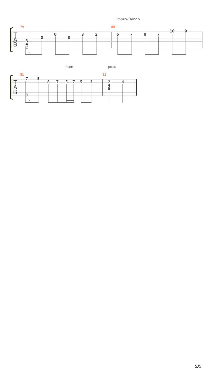 Estudio Sin Luz Study Without Light吉他谱