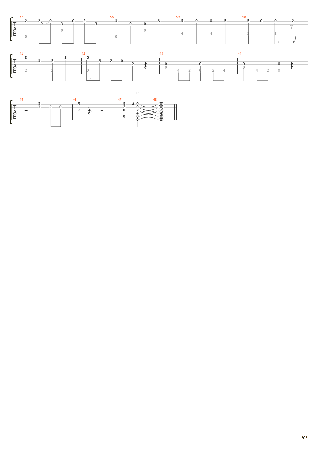 Shorty吉他谱