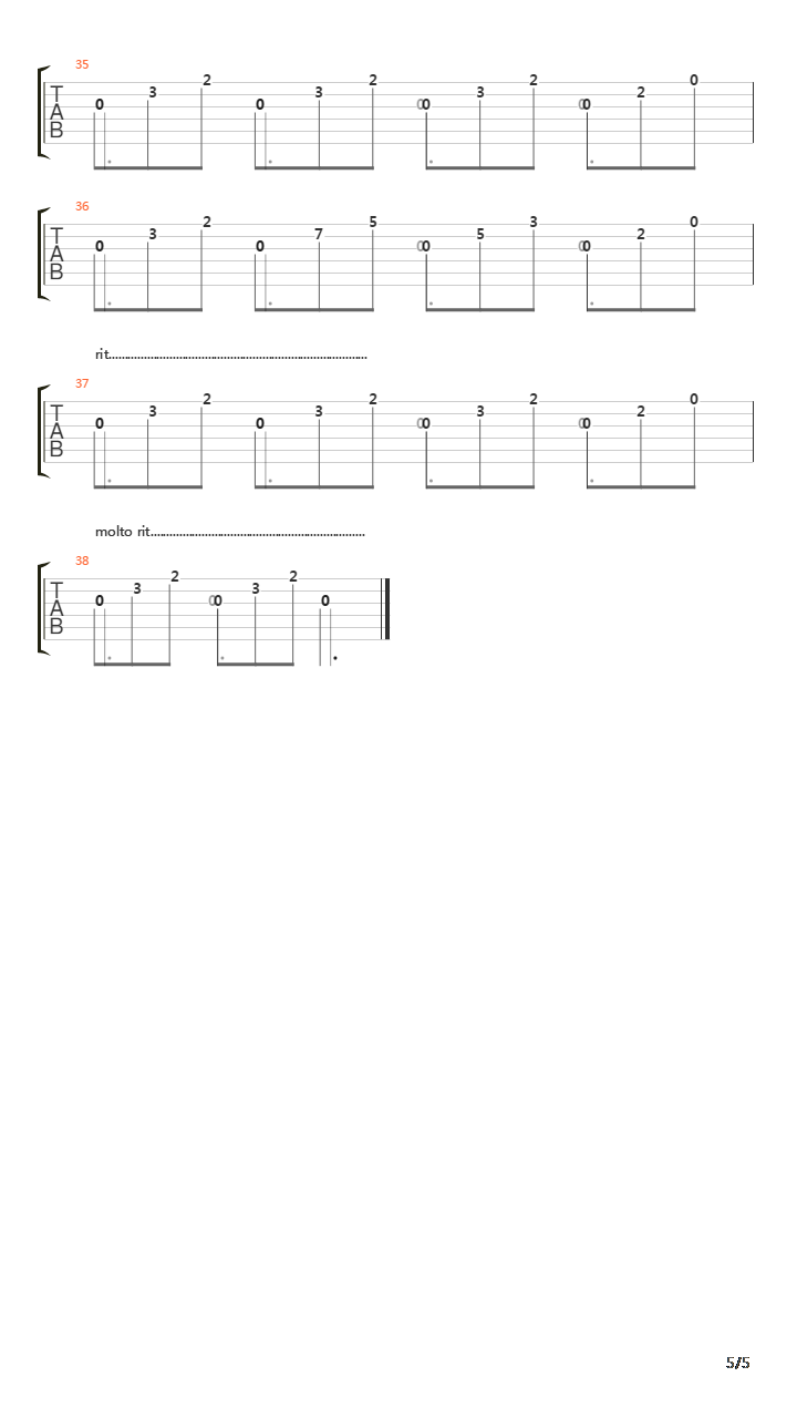 The Current吉他谱