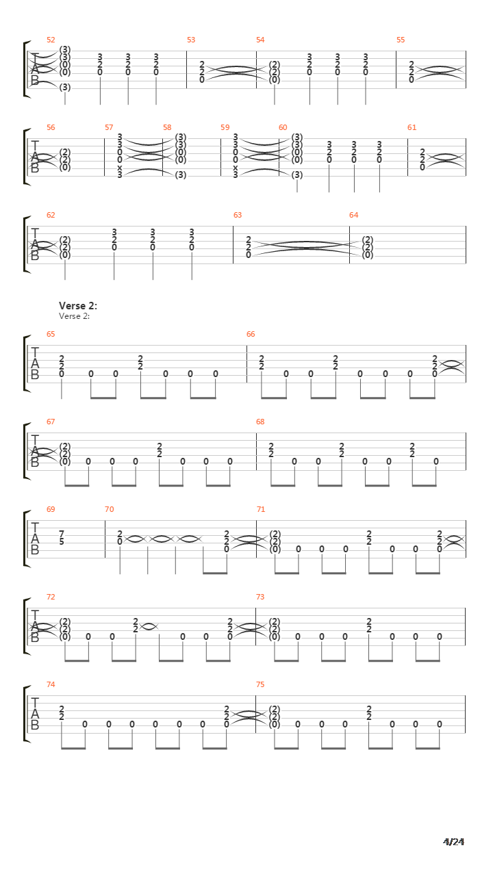 The Angel And The Gambler吉他谱