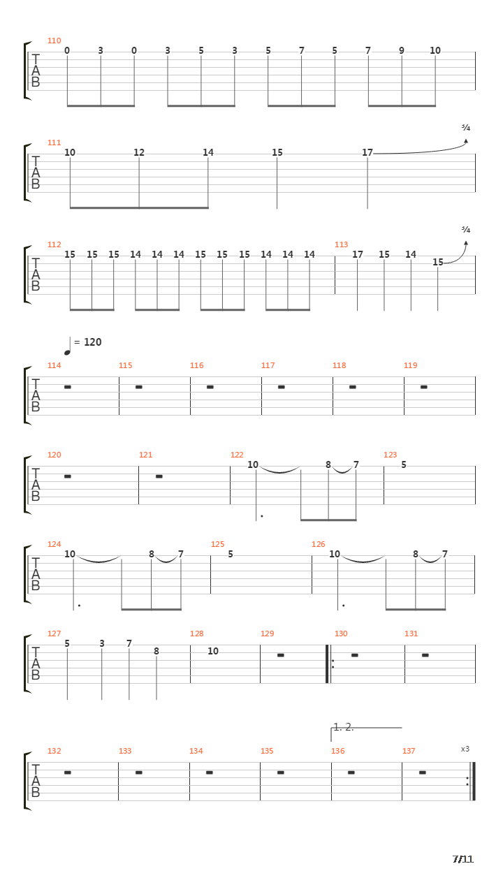 The Clansman吉他谱