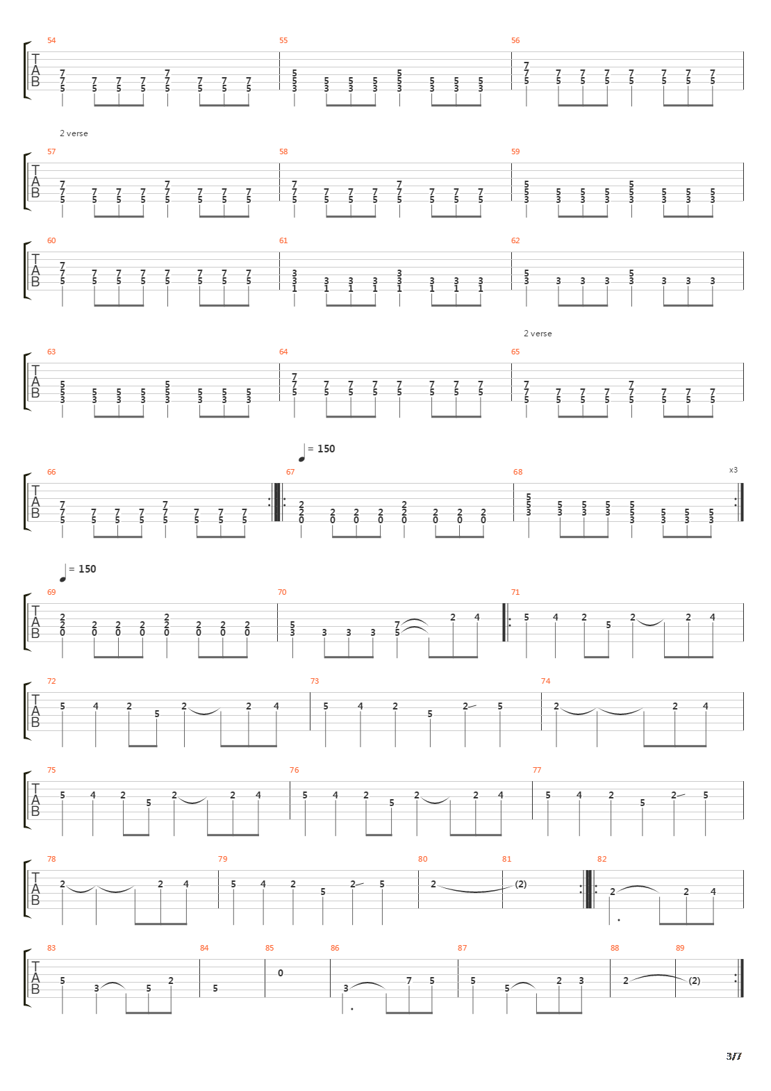 The Clansman吉他谱