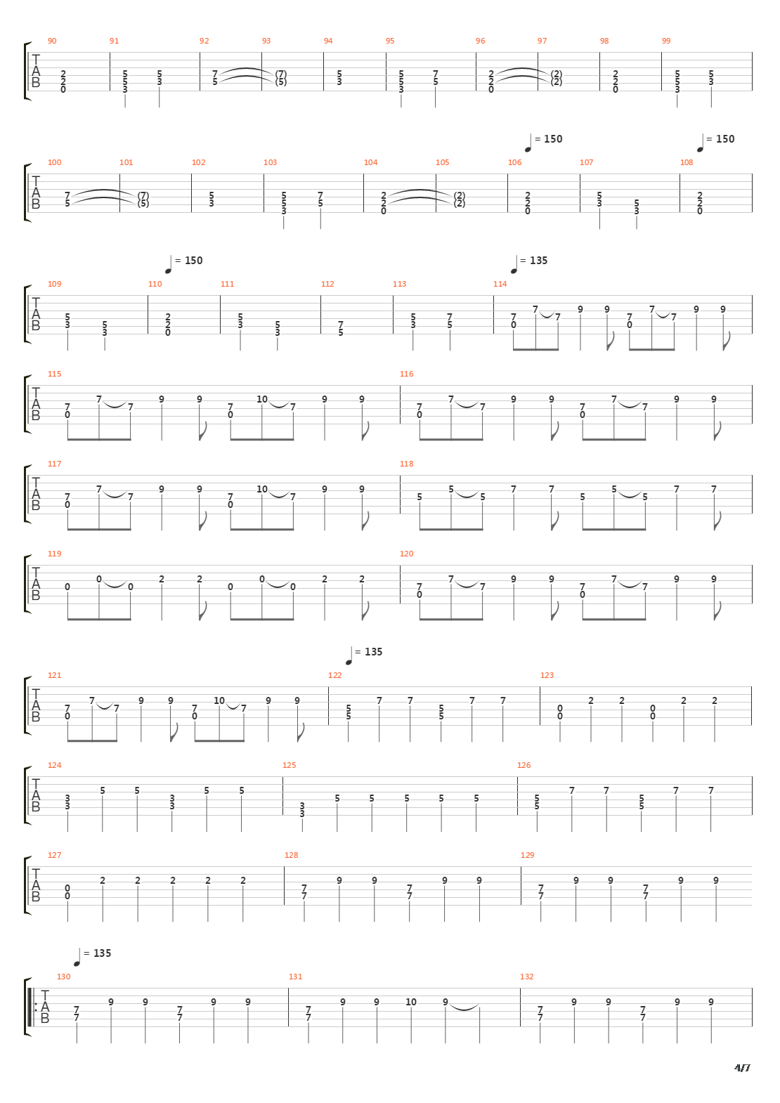 The Clansman吉他谱