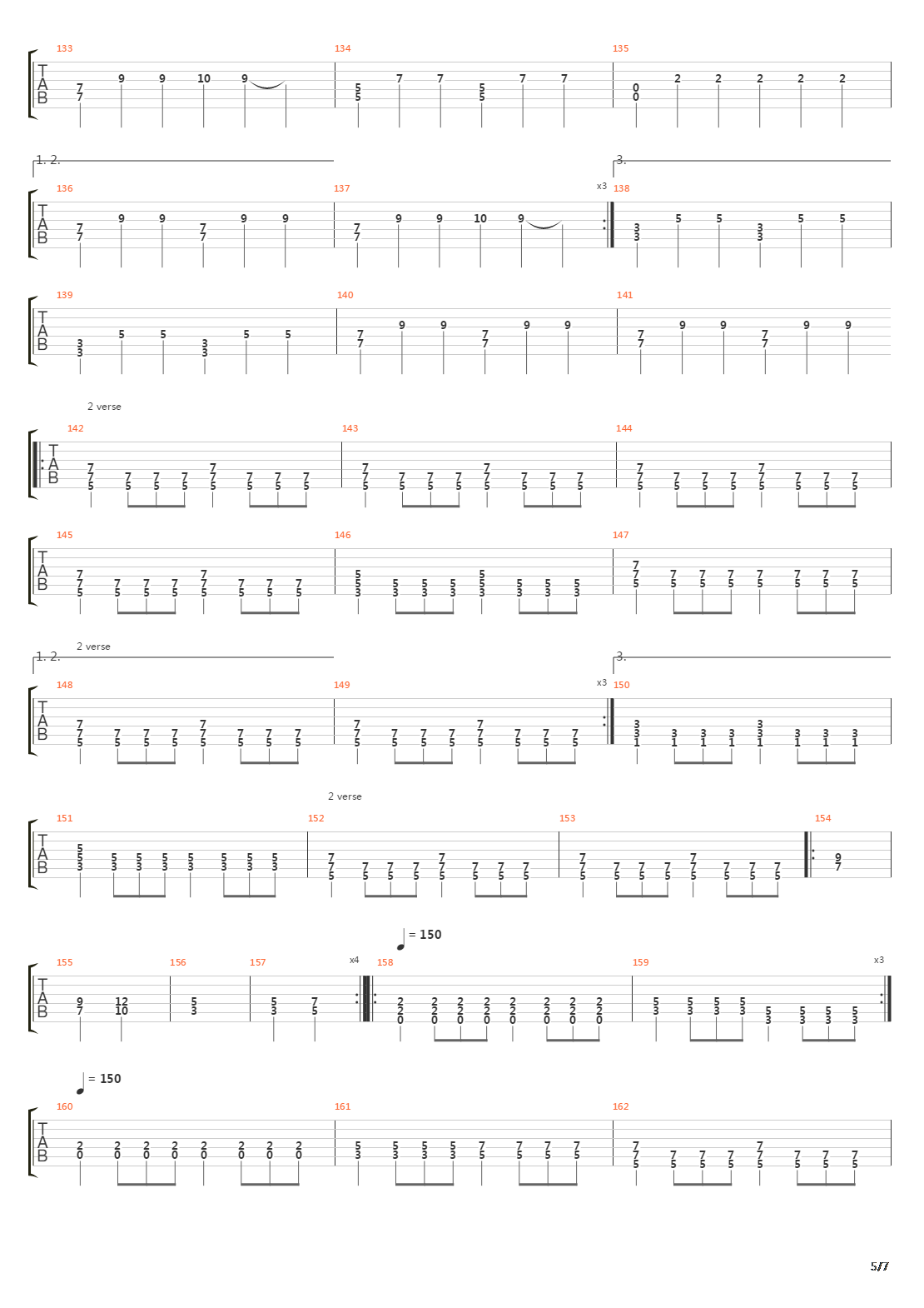 The Clansman吉他谱