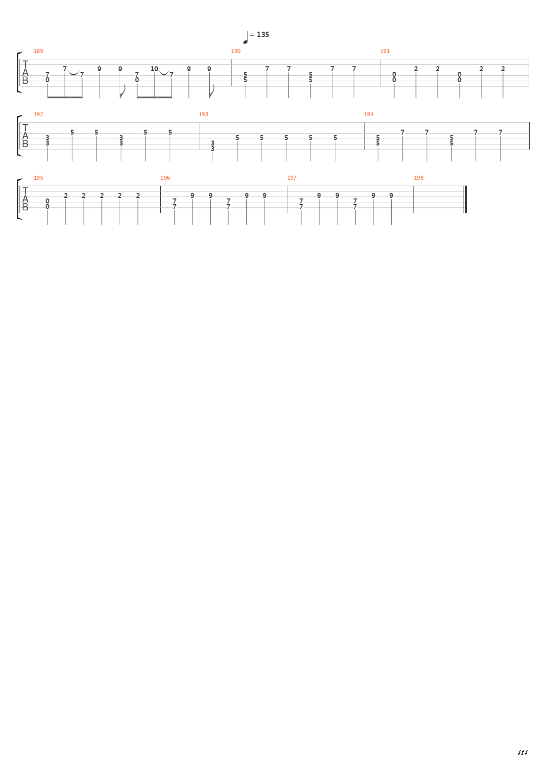 The Clansman吉他谱