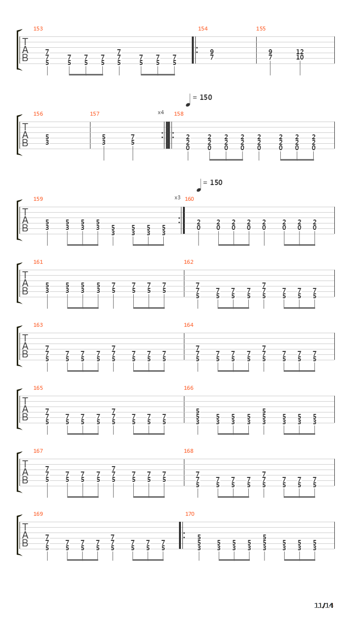 The Clansman吉他谱