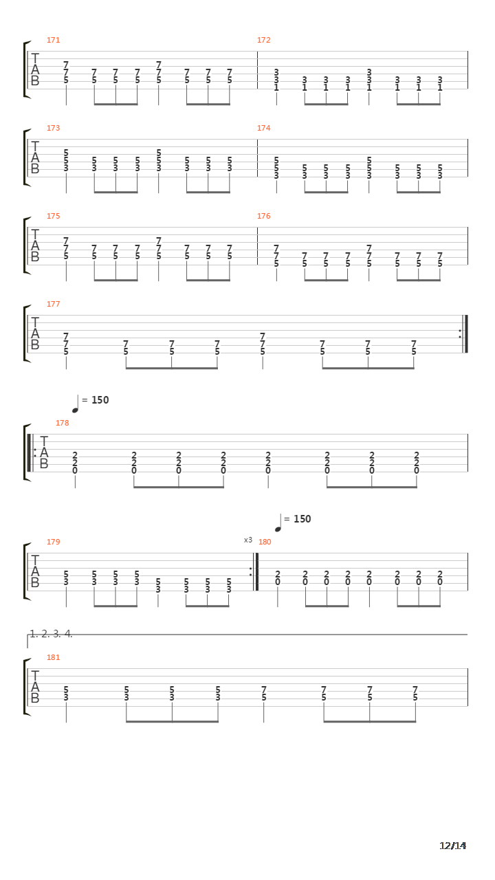 The Clansman吉他谱