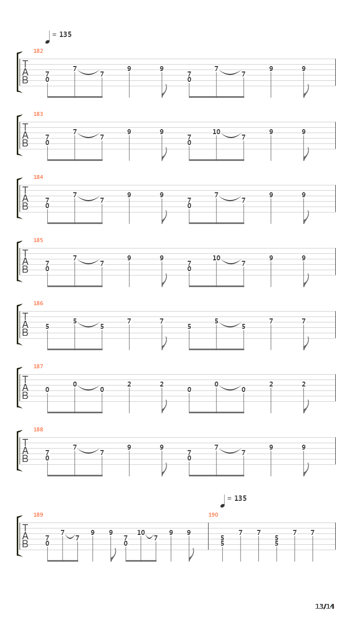 The Clansman吉他谱