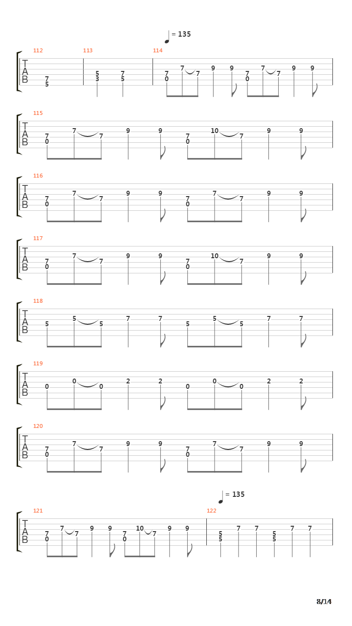 The Clansman吉他谱