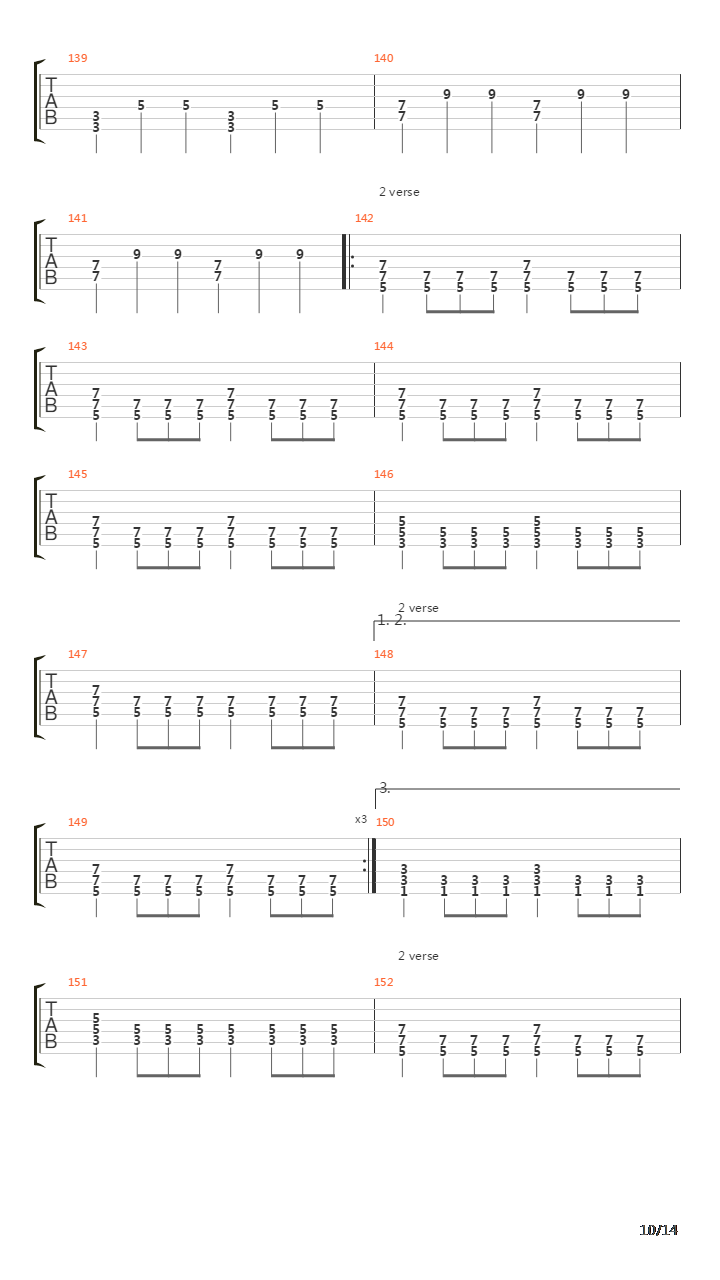 The Clansman吉他谱