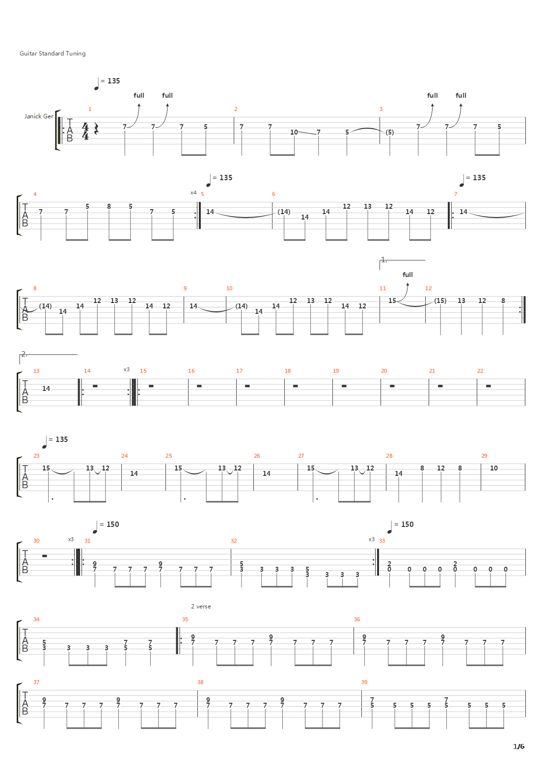 The Clansman吉他谱