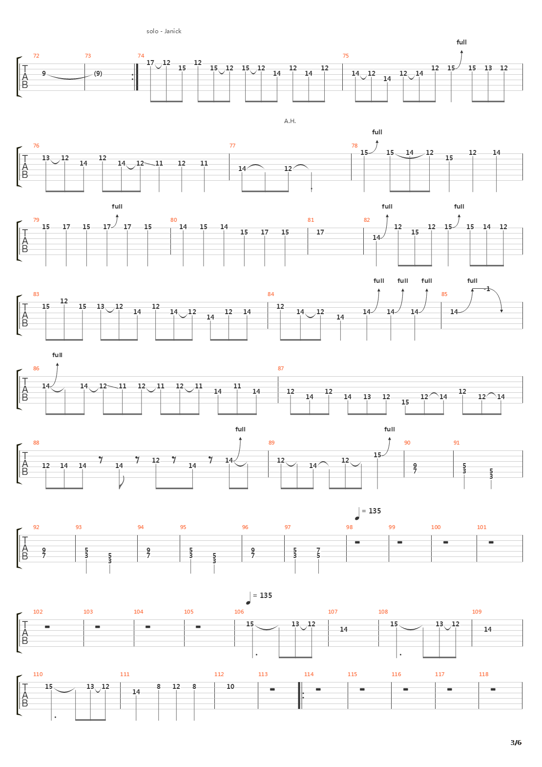 The Clansman吉他谱