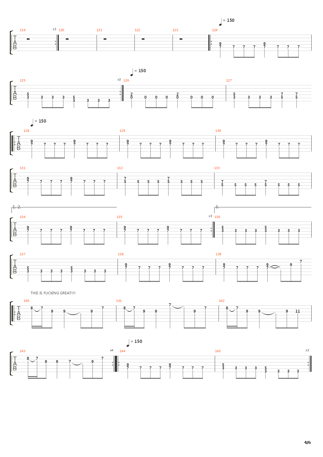 The Clansman吉他谱