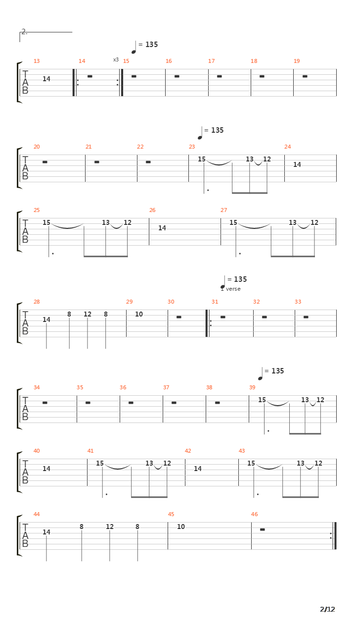 The Clansman吉他谱