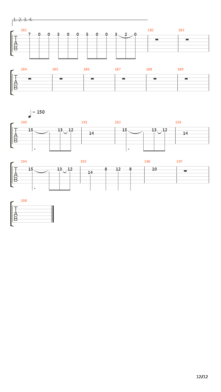 The Clansman吉他谱