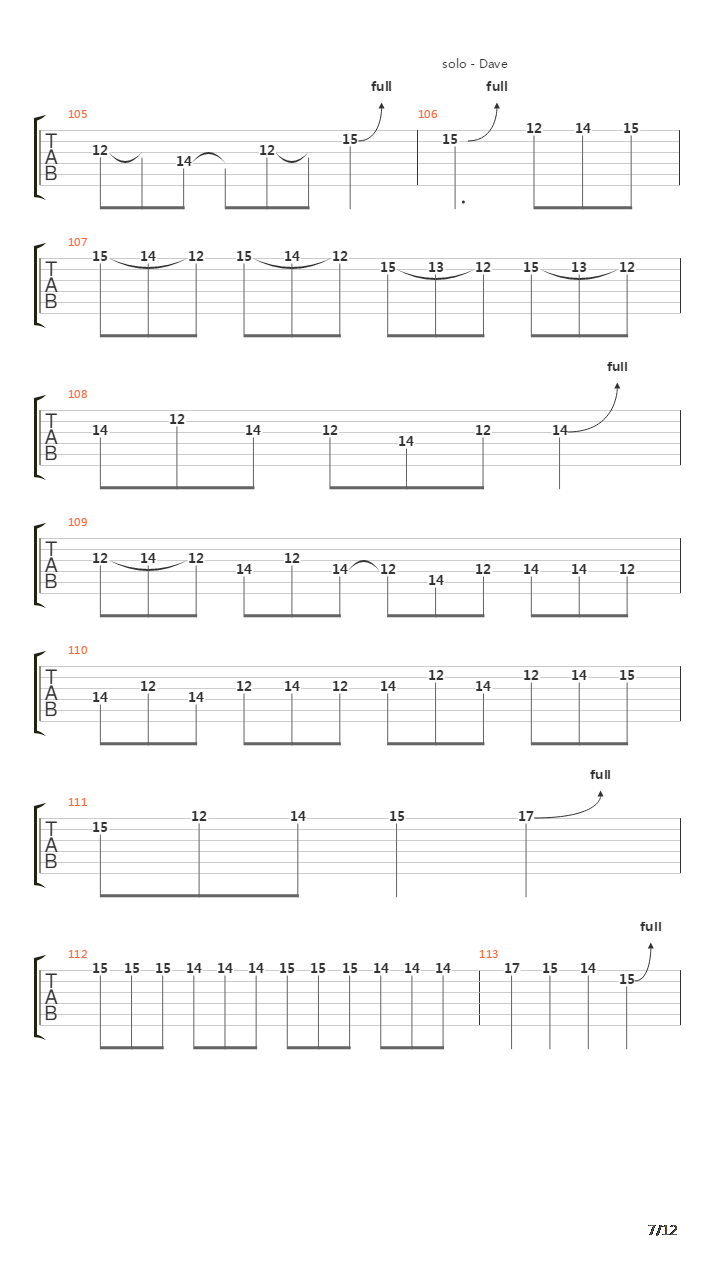 The Clansman吉他谱