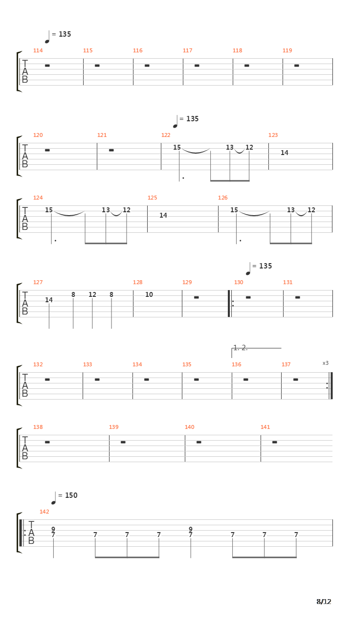 The Clansman吉他谱