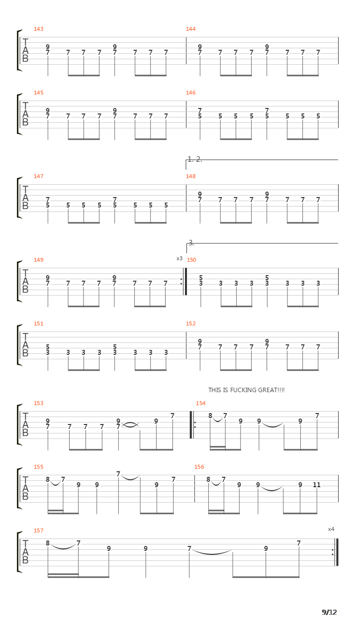 The Clansman吉他谱