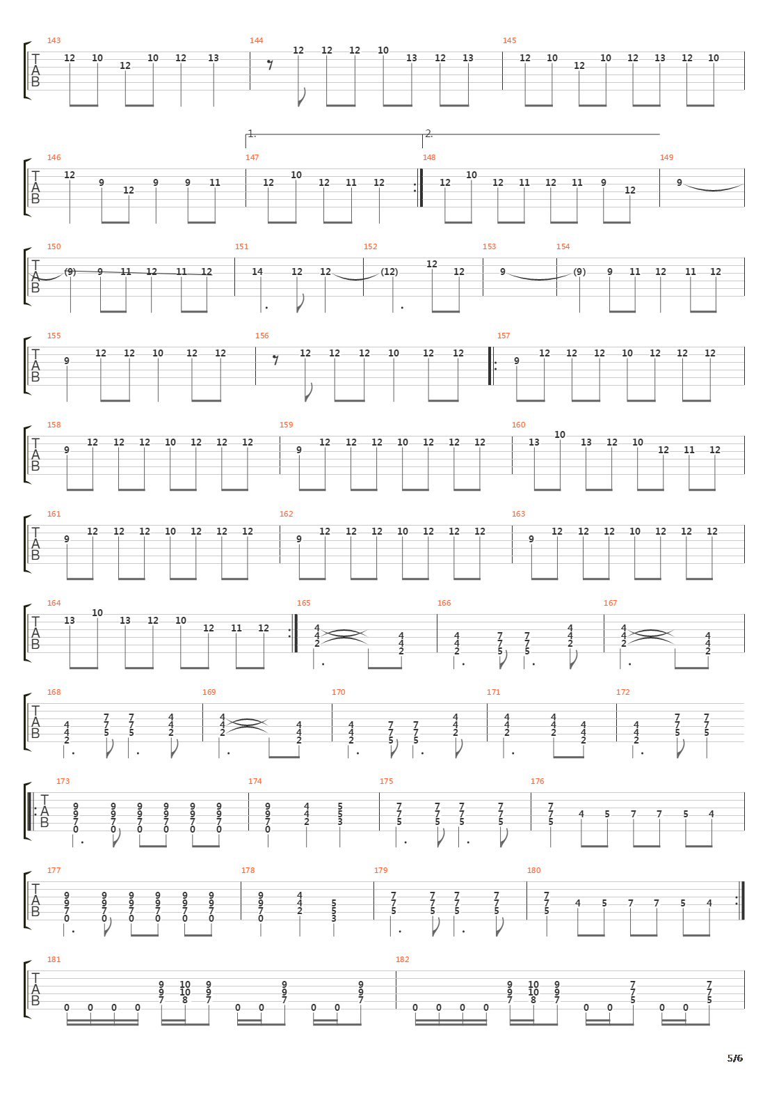 The Nomad吉他谱