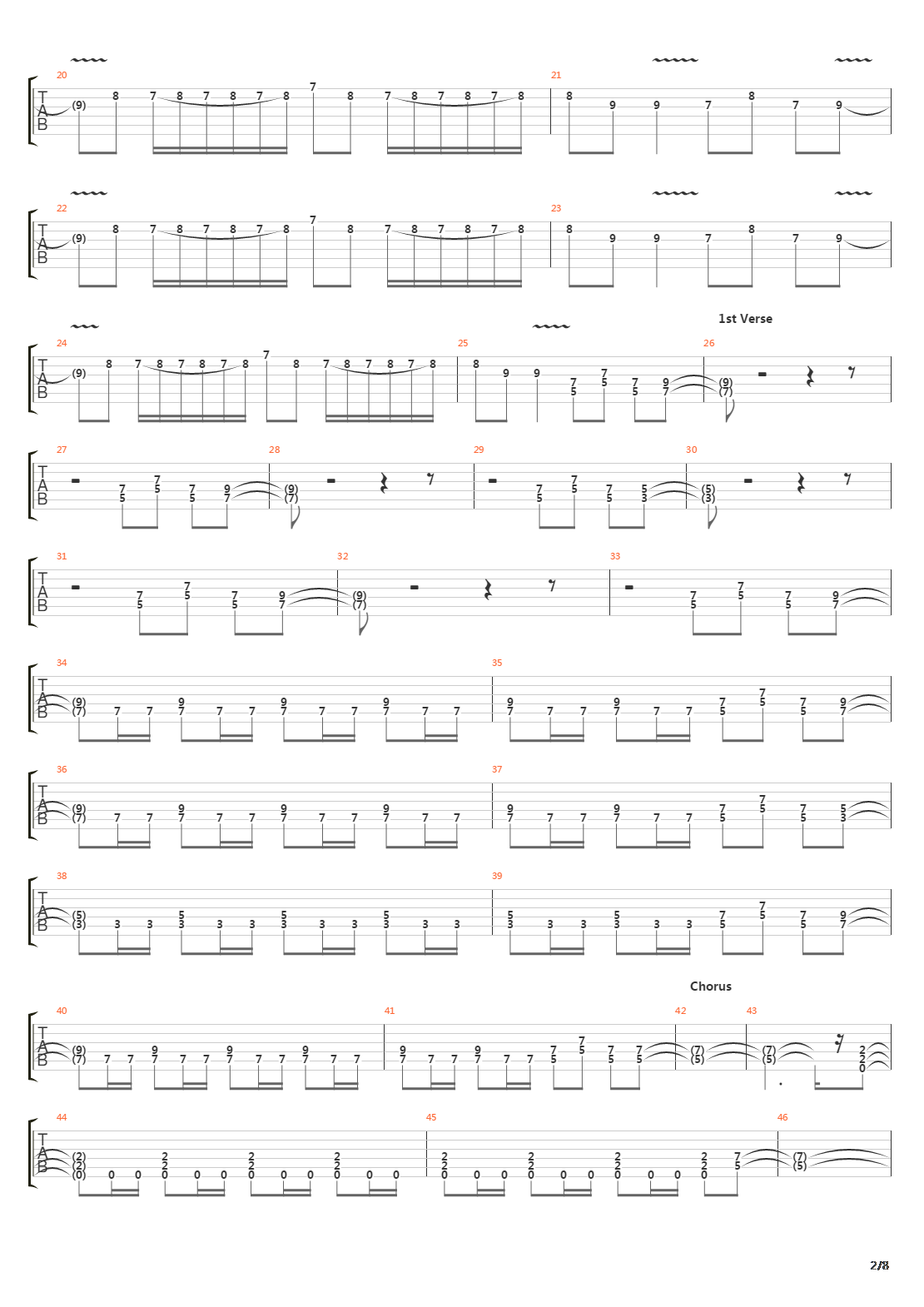 The Trooper吉他谱