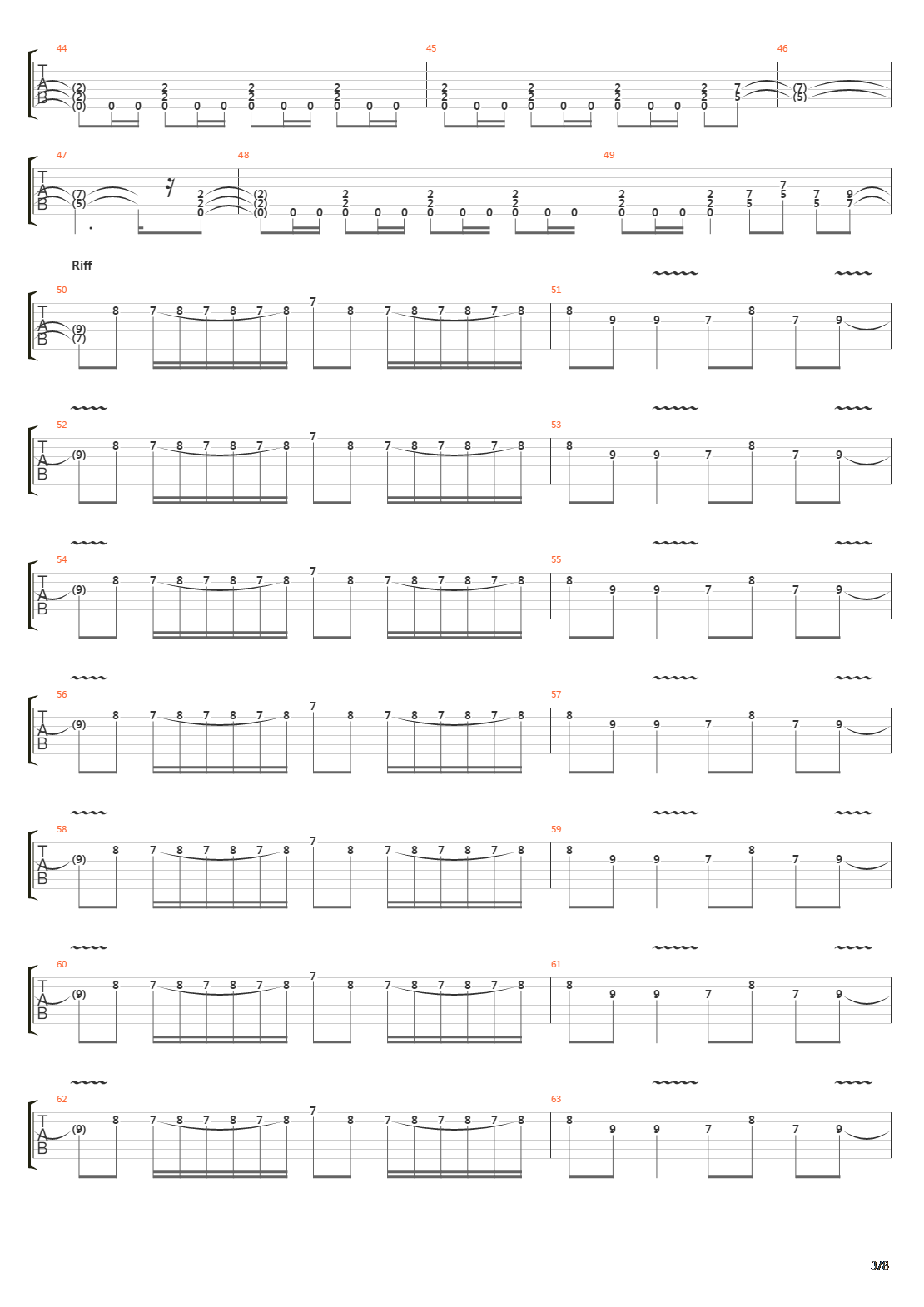 The Trooper吉他谱