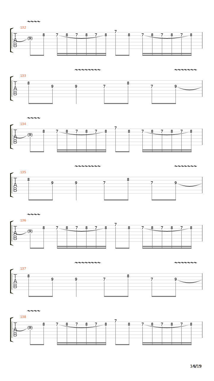 The Trooper吉他谱