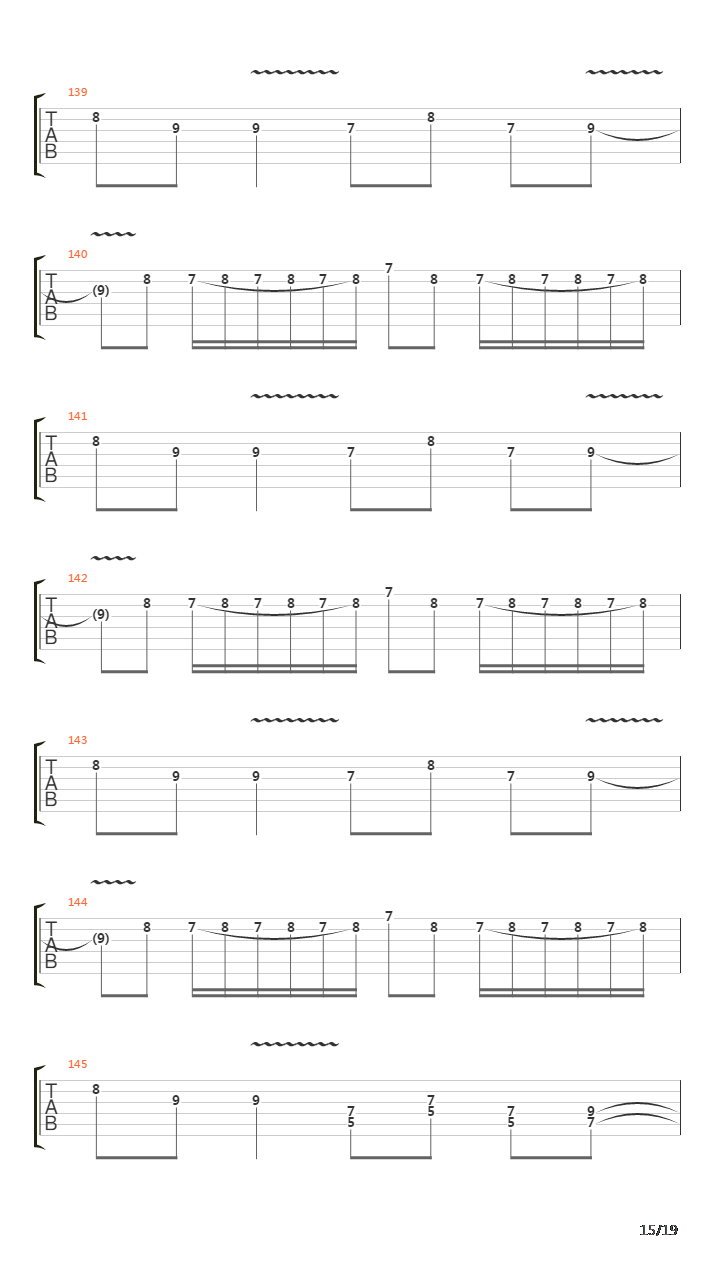 The Trooper吉他谱