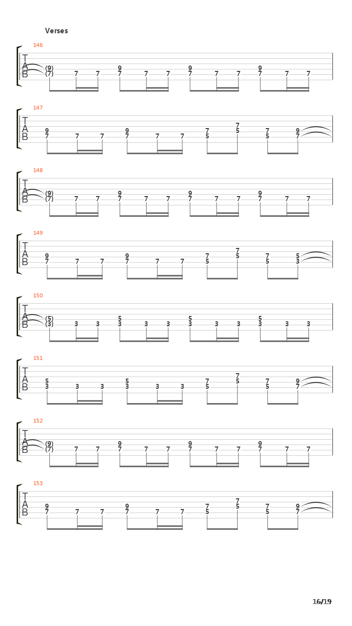 The Trooper吉他谱