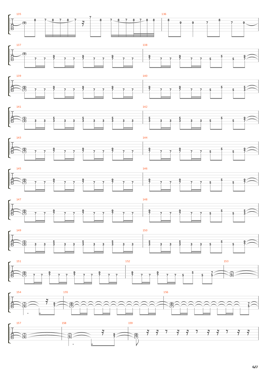 The Trooper吉他谱