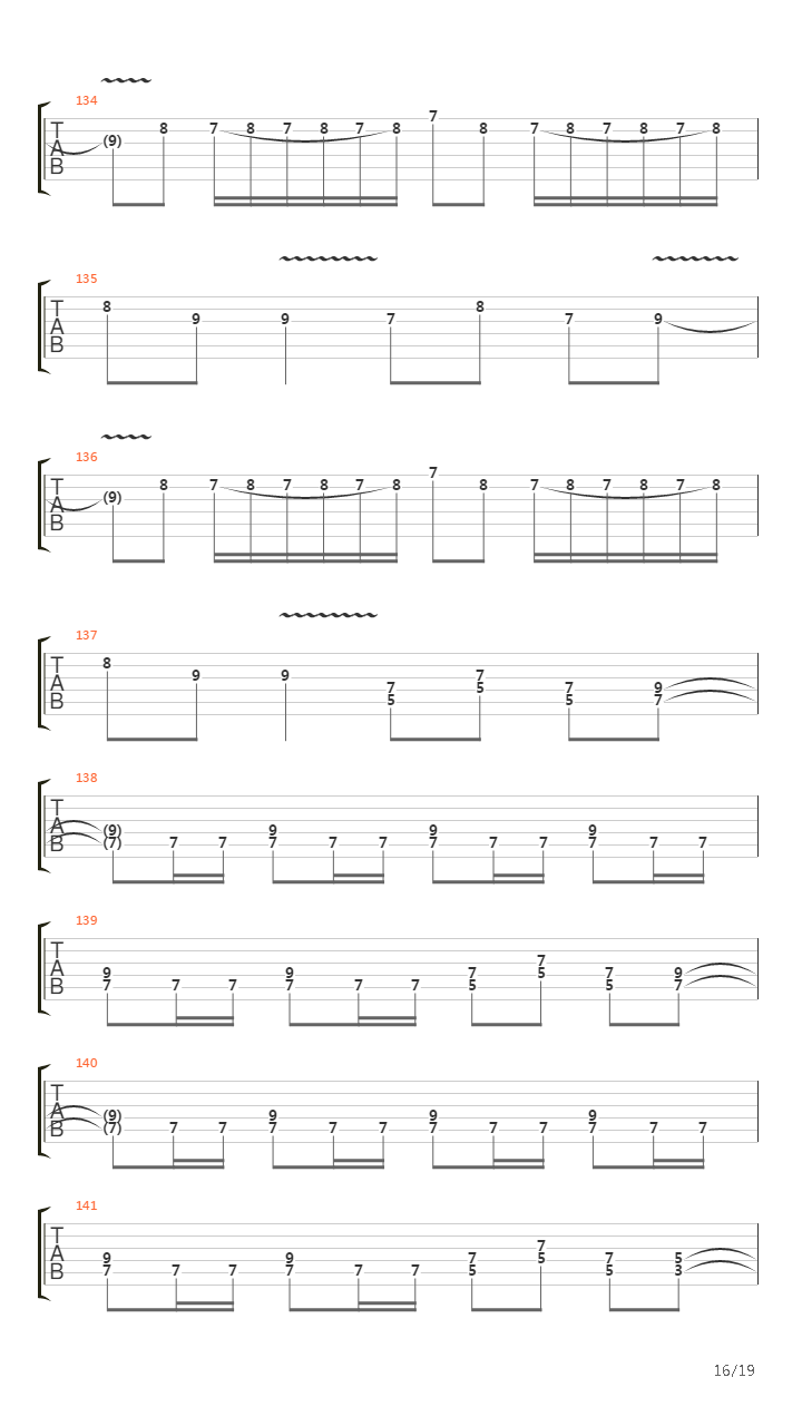 The Trooper吉他谱