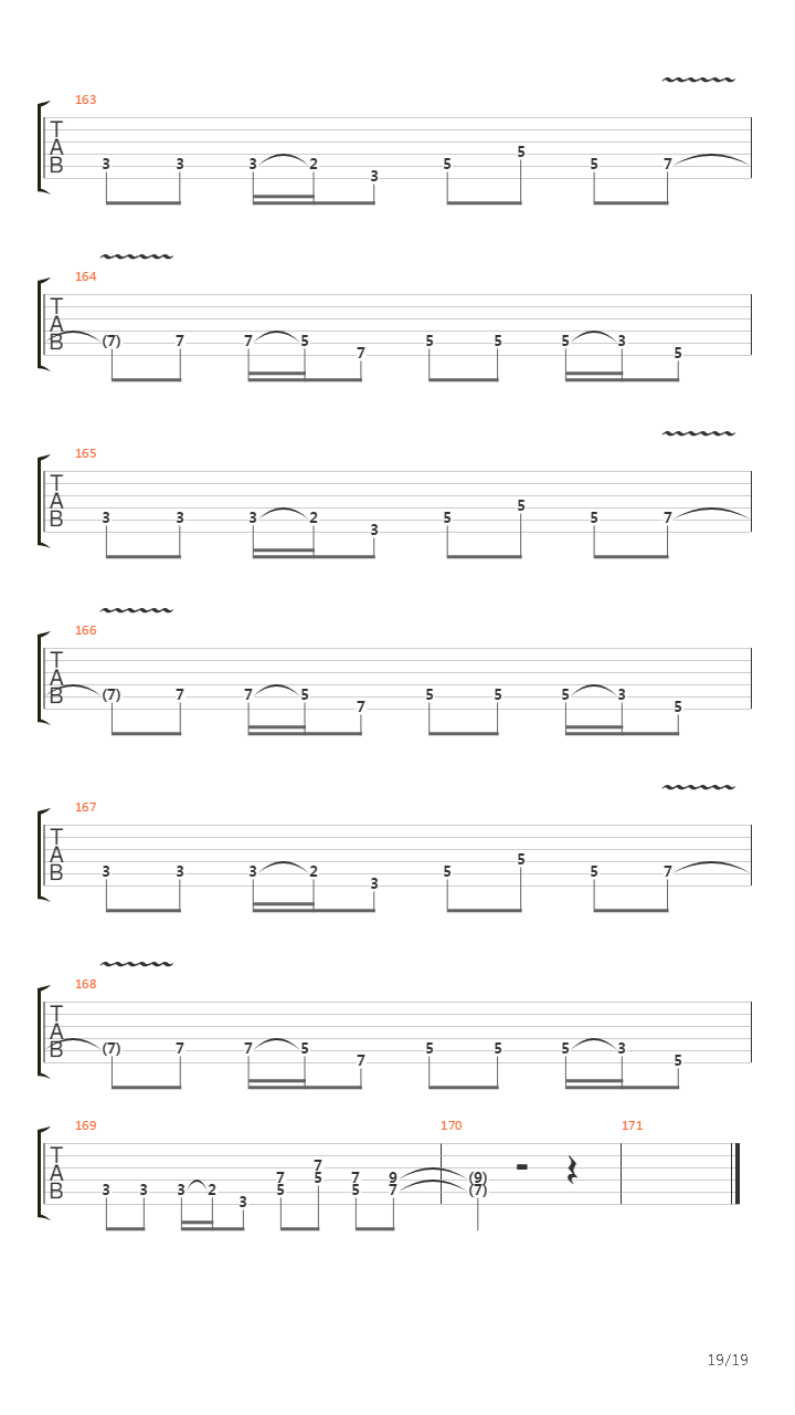 The Trooper吉他谱