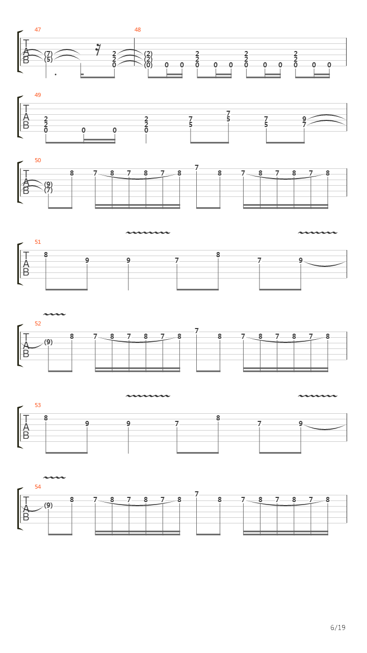 The Trooper吉他谱