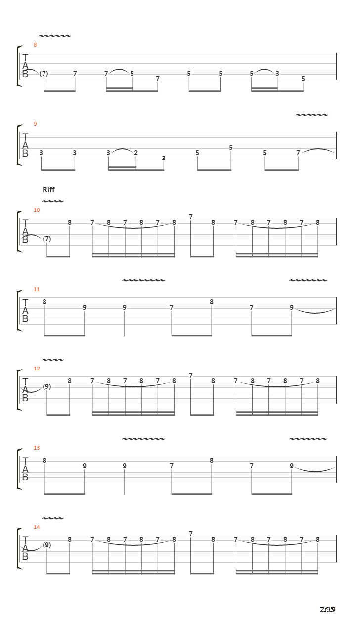 The Trooper吉他谱