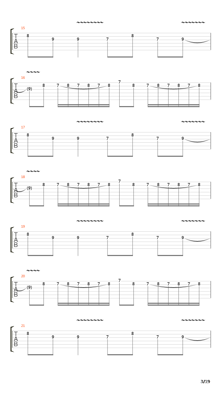 The Trooper吉他谱